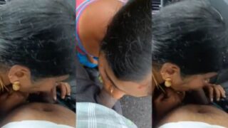 Wanita India Selatan Menggoda Dengan Oral Liar Di Dalam Mobil