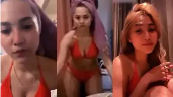 Cybel Abg Toge Menggoda Dengan Bikini Merah Yang Bikin Goyang