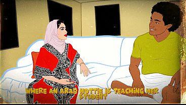 Guru Arab Berpantat Besar Dan Montok Ajarkan Trik Baru Ke Murid