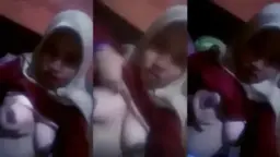 Hijab Basah Sange Sendiri.