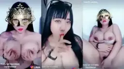 Indry Hoy Colmek Pakai Dildo Sambil Remas-remas Susu Montok Di Likee