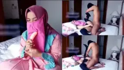 Ngentot Keponakan Cewek Hijab Pink, Bibir Merah Basah, Sange Banget.
