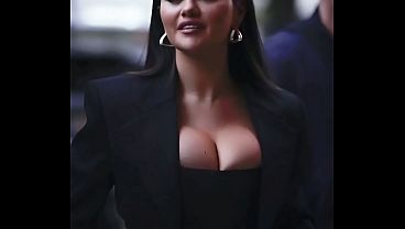 Selena Gomez Bengkok Ke Depan Sambil Nungging, Bikin Liarnya Makin Menggoda (ai Generated)